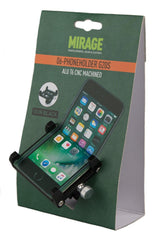 Telefoonhouder Mirage G20 aluminium - zwart