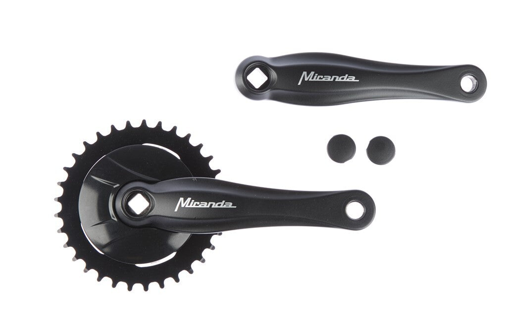 Miranda  beta 1 crankstel 33t 3 32“+disc 9.2cm zwart