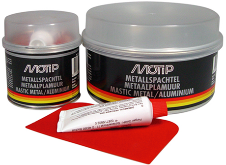 Motip metaalplamuur | zilvergrijs | 1kg - 00087