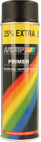 Motip primer zwart, bus 500 ml.