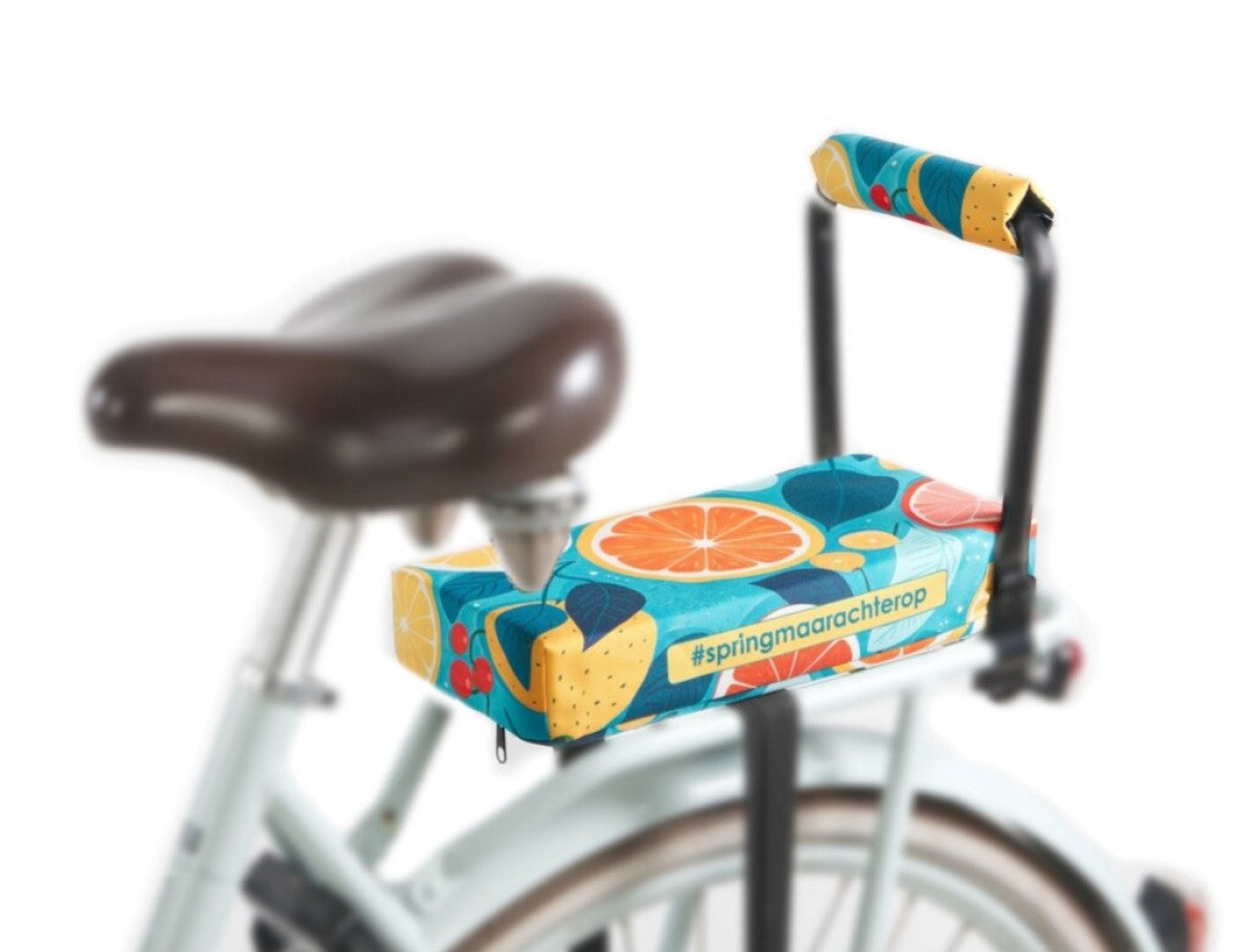 Buzaglo pexkids zitkussen voor bagagedrager fruit coctail