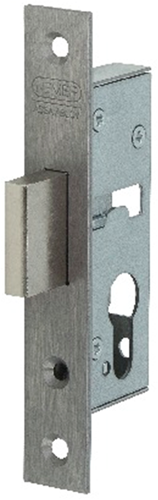 Nemef 9640 kastslot | dm40mm | voorplaat rvs 24x150mm rechthoekig | zamac vernikkelde nachtschoot | dr 1+2+3+4 - 9964407000