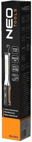 Neo led looplamp | oplaadbaar oranje 365mm | + haak - 5448685