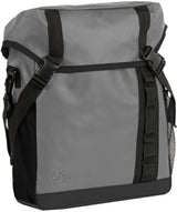 Bike carbon waterafstotende fietsschoudertas 12l grijs