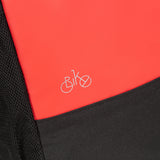 Bike carbon waterafstotende fietsschoudertas 24l rood