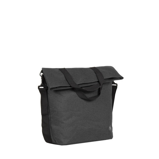 Bike drops shopper fietstas met schouderhengsel nylon 12l zwart