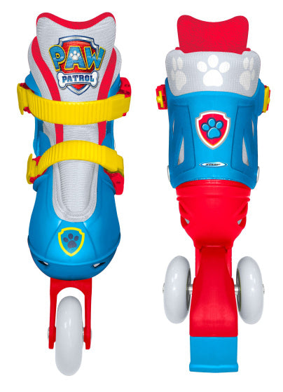 Nickelodeon paw patrol verstelbare twee in eén skate maat 27-30