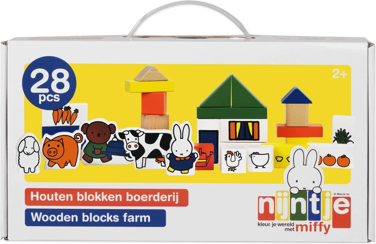 Boosterbox houten boerderij blokken 33410