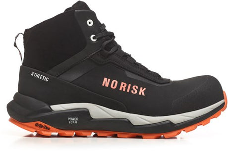 No risk athletic mid stx orange 1019.15 s7l | zwart oranje | maat 37 - 00.071.066.37