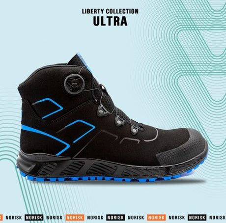 No risk ultra 1047.41 atop metaalvrij s3 | zwart blauw | maat 40 - 5607421074402