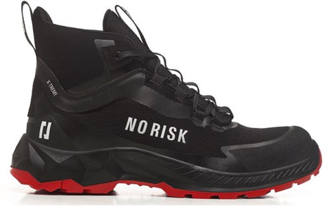 No risk x-treme mid black red 1057.10 s3l | zwart rood | maat 41 - 5607421134410