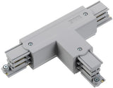 Nordic t-stuk vast 90gr. tbv. rail grijs links 5050051