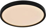 Enzo nordlux led plafonniere oja 29 zwart 15w 3000k 4000k 29cm - 4802299