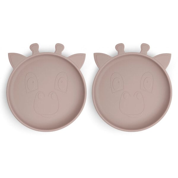 Nuuroo Nuuroo Akila silicone plate 2-pack Giraf