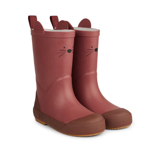 Nuuroo Nuuroo Anton animal rubberboots-Mahogany