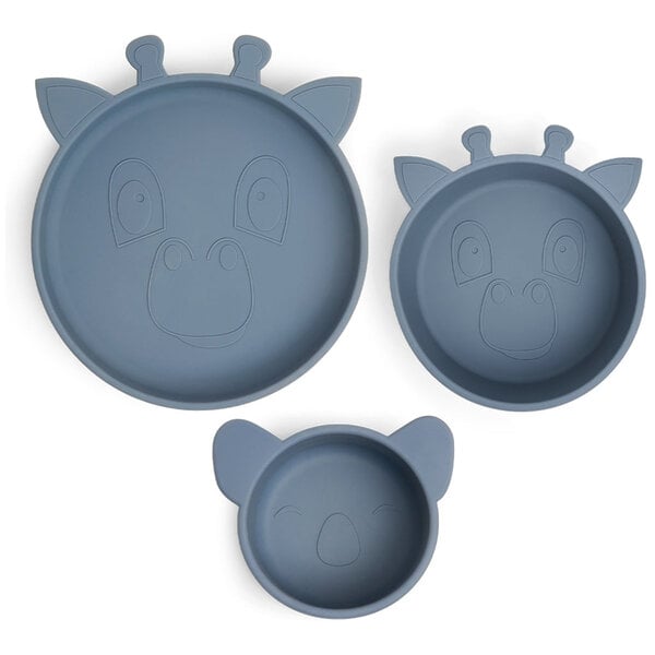 Nuuroo Nuuroo Benni silicone dinner set 3-pack