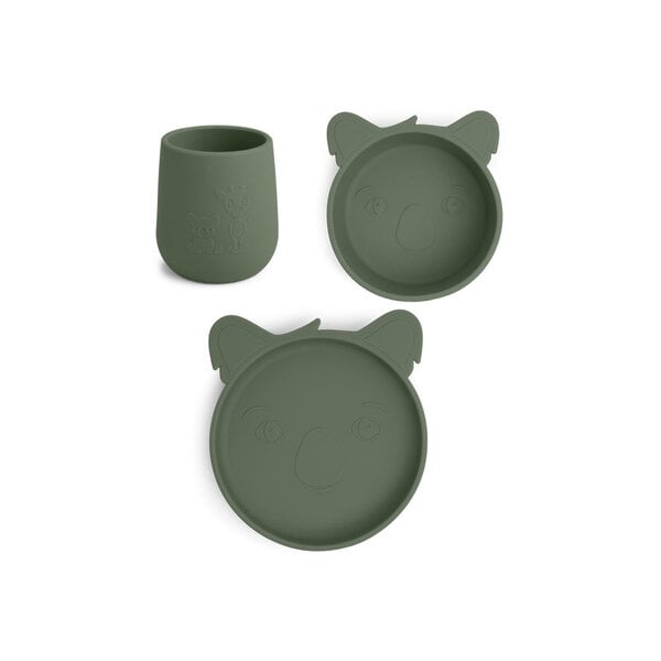 Nuuroo Nuuroo Judi silicone dinner set 3-pack Koala