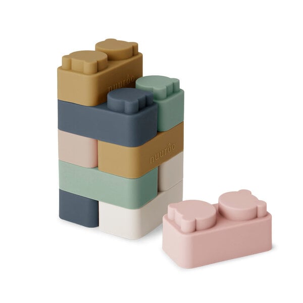 Nuuroo Nuuroo Pile silicone building bricks 10 pcs.