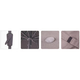 Madison parasol paros 300cm opdraai ecru
