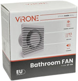 Enzo orno badkamer - toilet ventilator wit 100mm + timer - 8611010