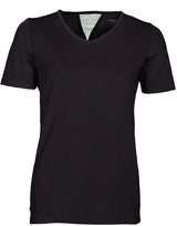 Papillon Fitness shirt s sl v-neck dames zwart maat XXL