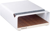 Parax s-rack bike wall mount - white walnut