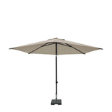 Madison parasol elba push-up rond 300 cm met tilt-functie 100%pol ecru