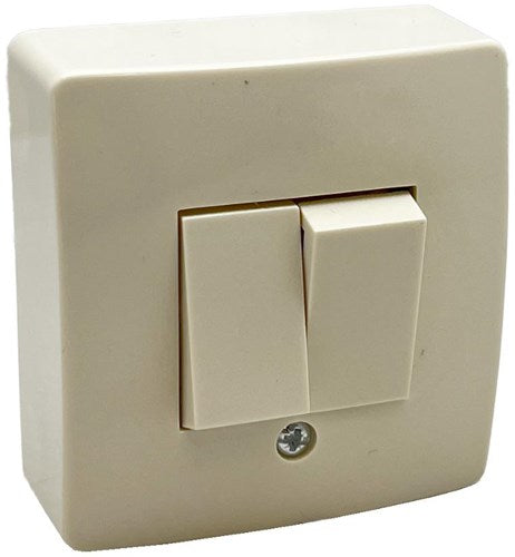 Peha opbouw schakelaar serie creme - 4663020