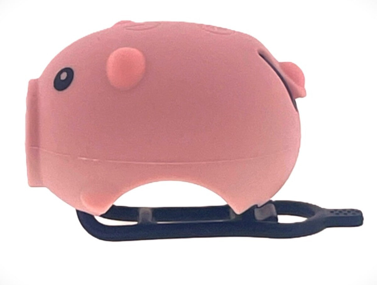 Pexkids fietstoeter varken met led lamp usb roze