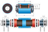 Fsa pf30 bb30 bottom bracket adapter