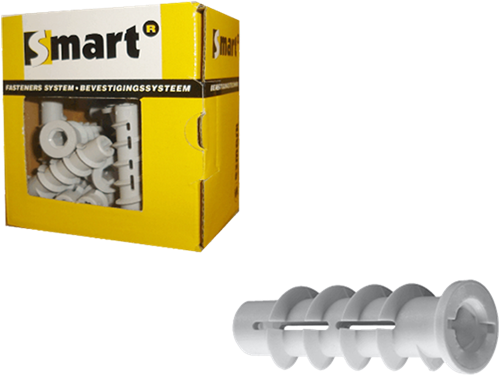 Pgb-europe smart | cellenbetonplug m8x60 nylon | 20 st sm0cbpn00080060e