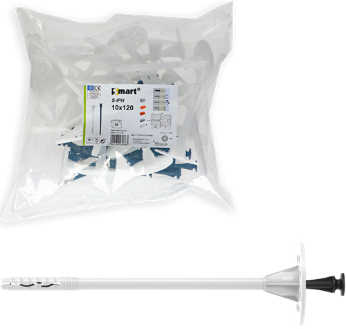 Pgb-europe smart | iso smart s-iph kunststof nagel 10x140 | 25 st - sm0iphn001001404