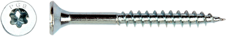 Pgb-europe pgb-fasteners spaanplaatschroef vzk-t deeldraad snijpunt verzonken kop ø4,0x70 zn tx20 | 200 st | pgwvtg001004000703