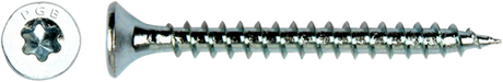 Pgb-europe pgb-fasteners universele spaanplaatschroef vk-t voldraad verzonken kop ø5,0x50 zn tx25 | 200 st | pgwvtv001005000503