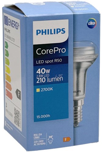 Philips corepro r50 2,8w-40w 827 e14 - led3302