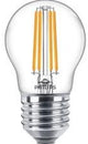 Philips led kogel e27 6,5-60w 2700k filament helder blister - 5101582
