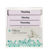 Jvdl pillendoos week 4 vakken per dag wit