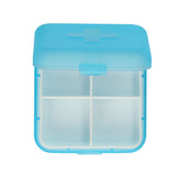 Jvdl pillendoos plus 4 vakken blauw