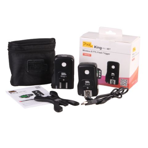 Pixel E-TTL Radio Trigger Set King voor Canon