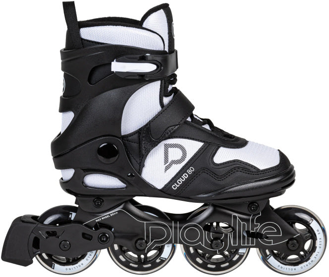 Playlife cloud fitness inline skates 82a zwart wit maat 45