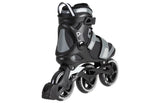Playlife gt 110 fitness inlineskates zwart grijs maat 39