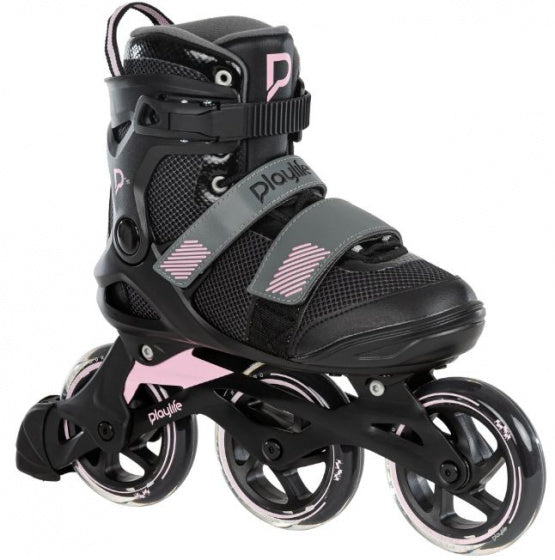 Playlife - Fitness GT 110 inline skates 80A zwart roze maat 38