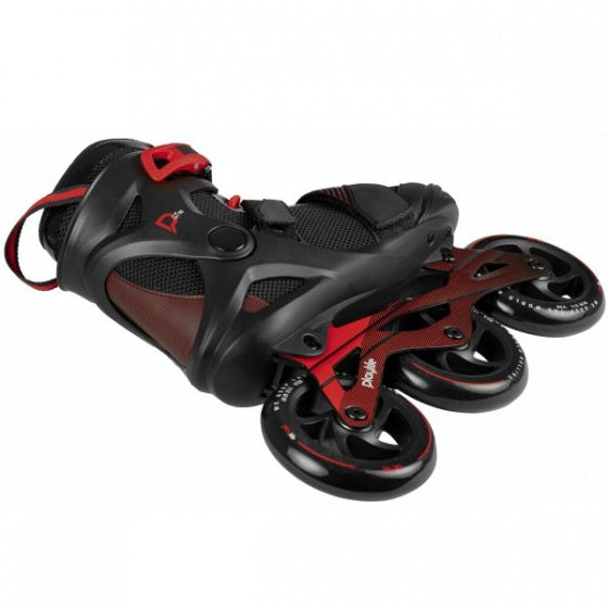 Playlife GT Black 110 inlineskates heren zwart rood maat 40