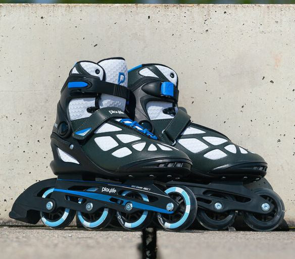 Playlife Inline skates Black 80 softboot 82A zwart maat 37