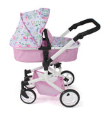 Bayer chic poppenwagen mika combi (bloemen wit roze)