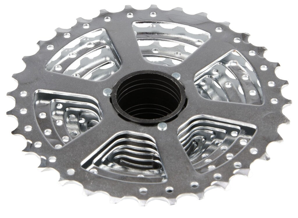 Tecora E cassette 9 speed 11-32t zilver in doosje