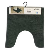 Wc mat groen polyester 45 x 50 cm | 6 stuks