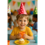 Amscan feesthoedje papier 16 cm 3 assorti | 100 stuks