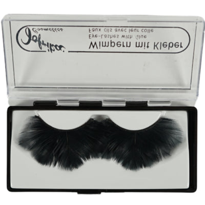 Jofrika cosmetics kunstwimpers veren zwart 9,5 cm b-keus ve500 | 50 stuks