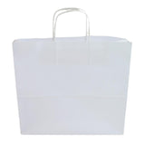 Papieren tas wit 35 cm set van 100